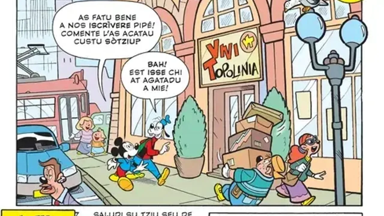 Topolino parla sardo: la storia Disney arriva in edicola in una versione speciale Topolino parla sardo: la storia Disney arriva in edicola in una versione speciale