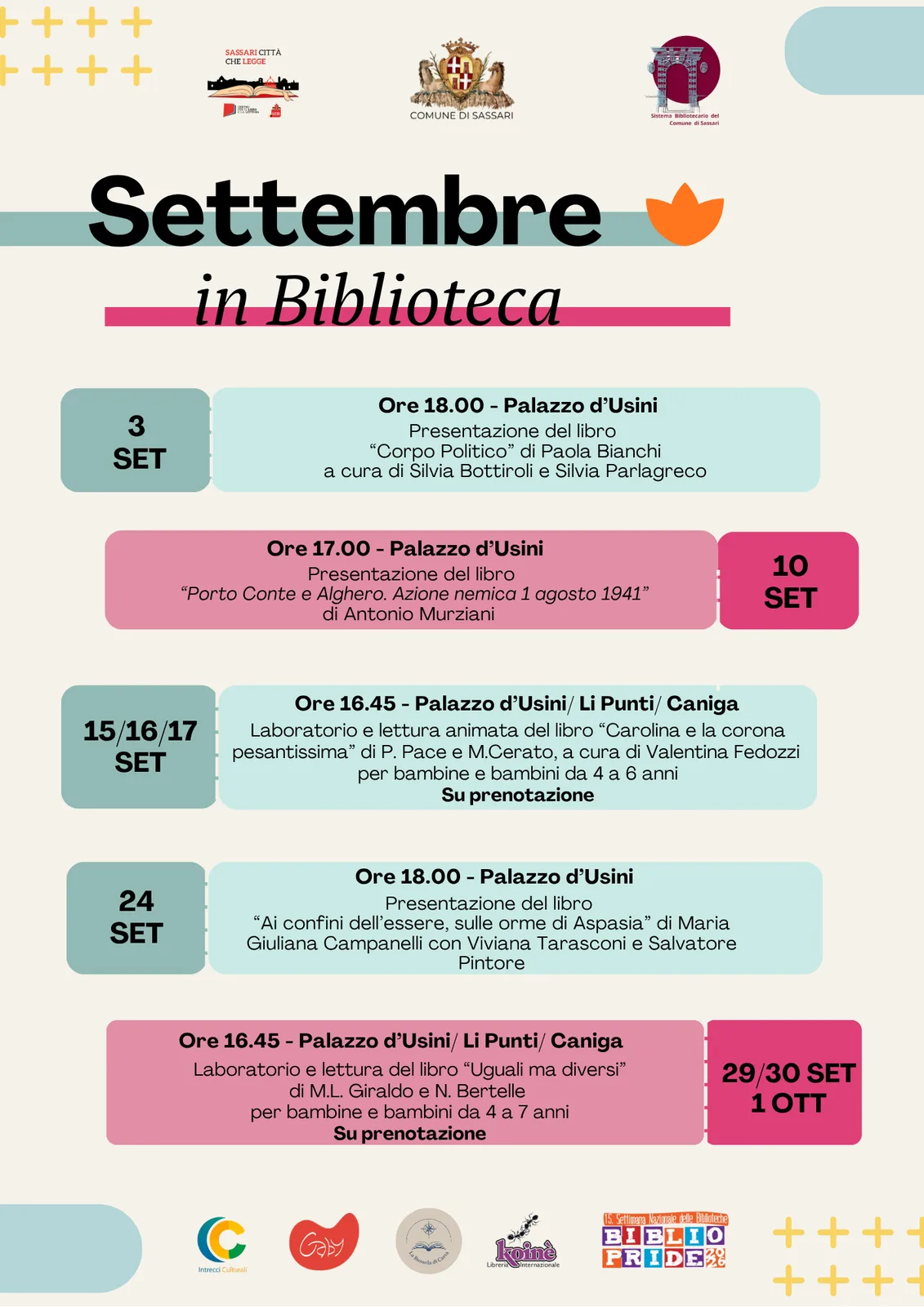 Settembre in Biblioteca