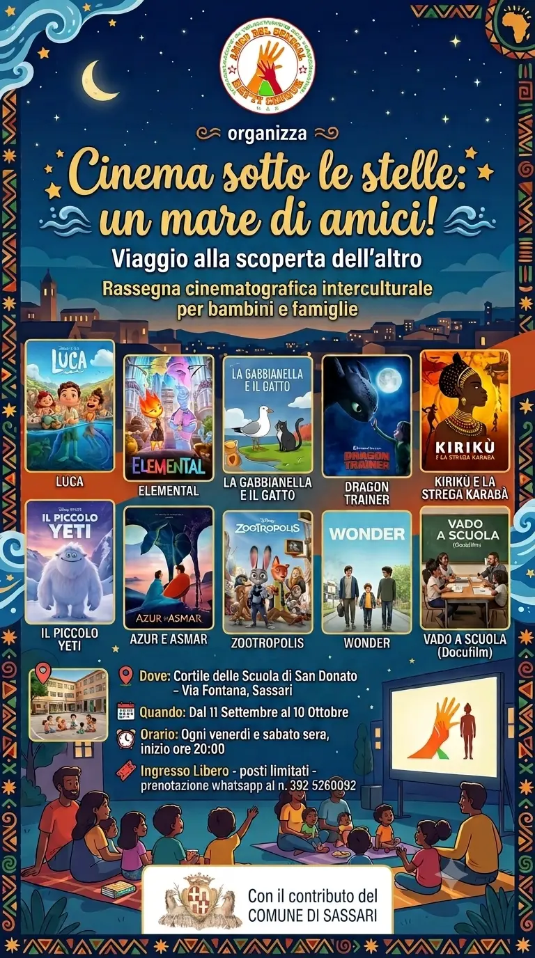 Cinema Sotto le Stelle: un mare di amici