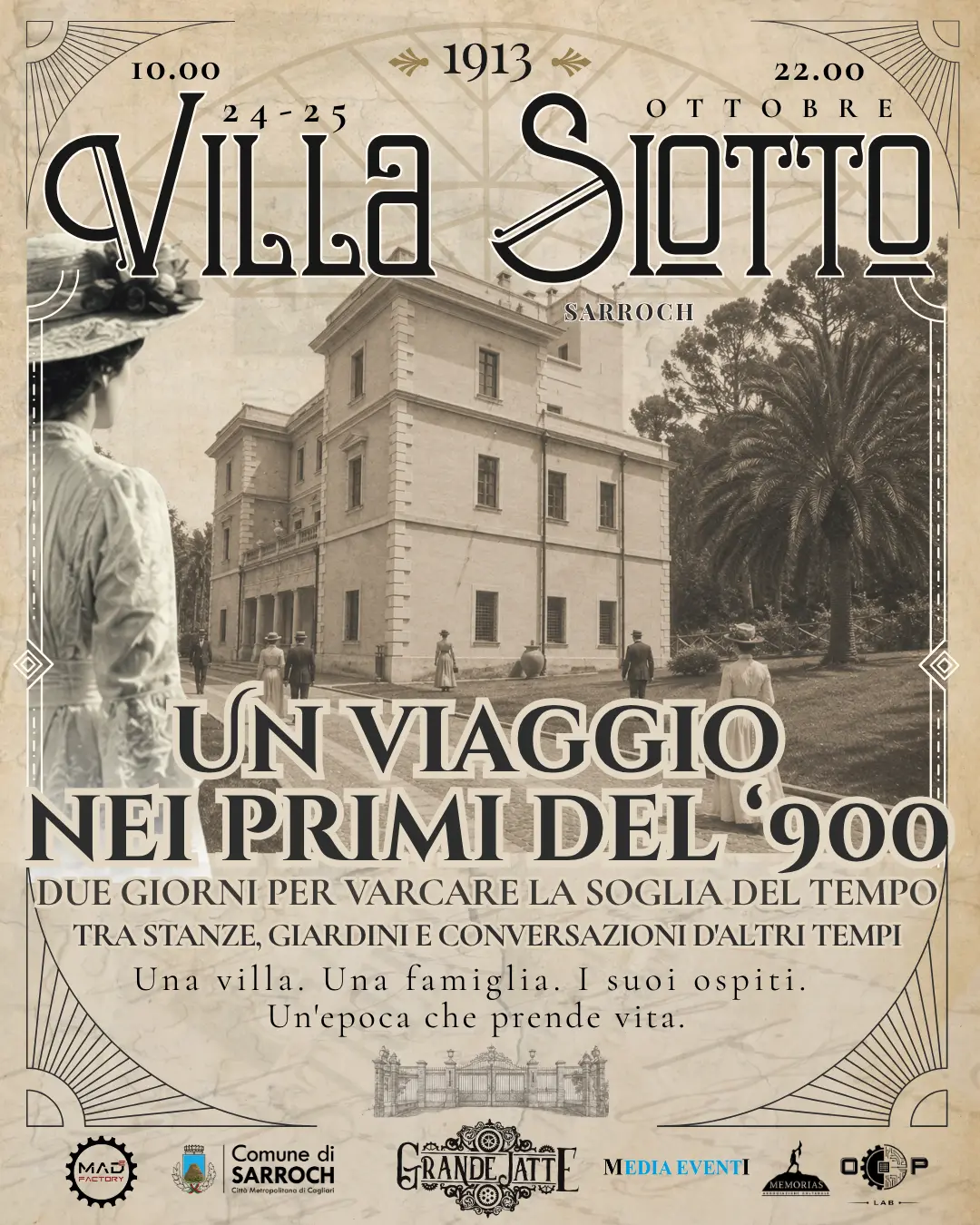 Villa Siotto 1913 - Grande Jatte a Sarroch Villa Siotto 1913 - Grande Jatte a Sarroch